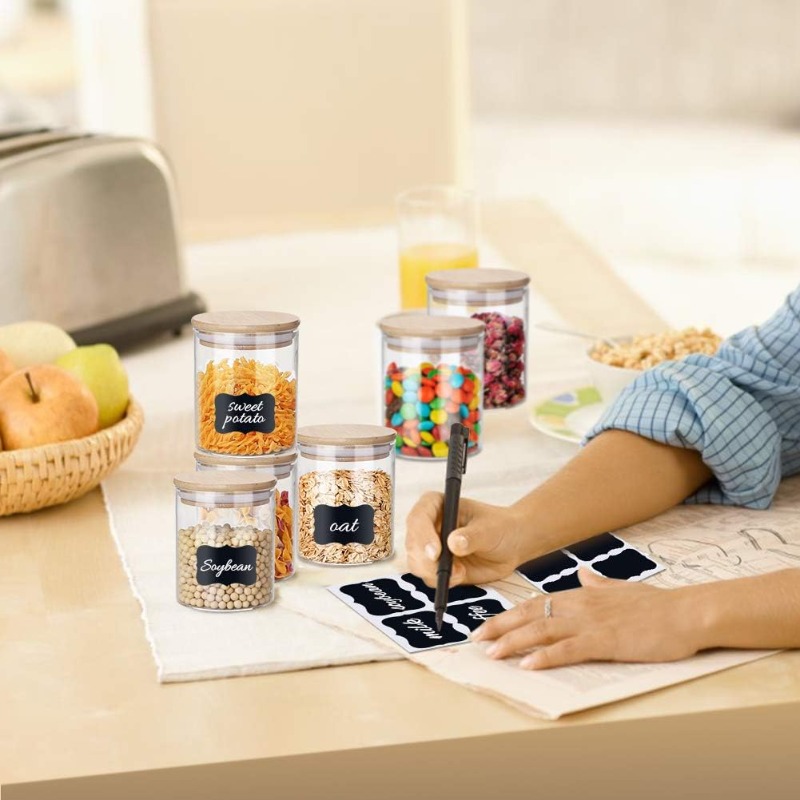 Conjunto de 12 frascos de vidr - Food Storage Set Glass avaliação e preço
