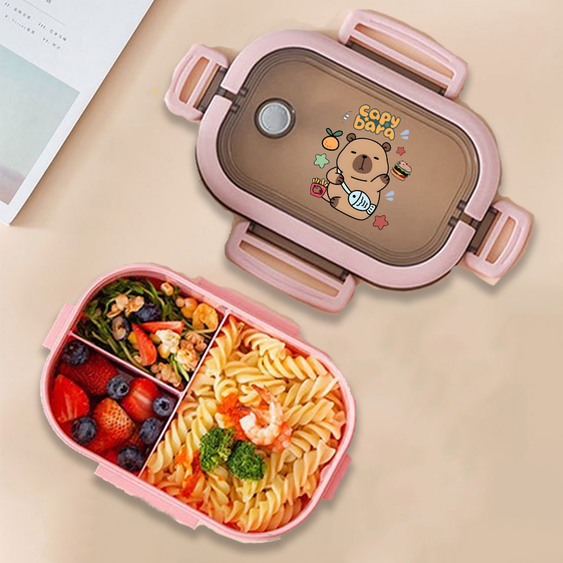 Capivara bento lancheira anime - Food Storage Organizer avaliação e preço
