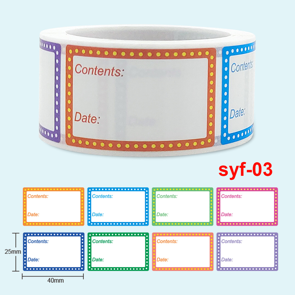 Data segura catálogo de alimen - Food Storage Labels avaliação e preço