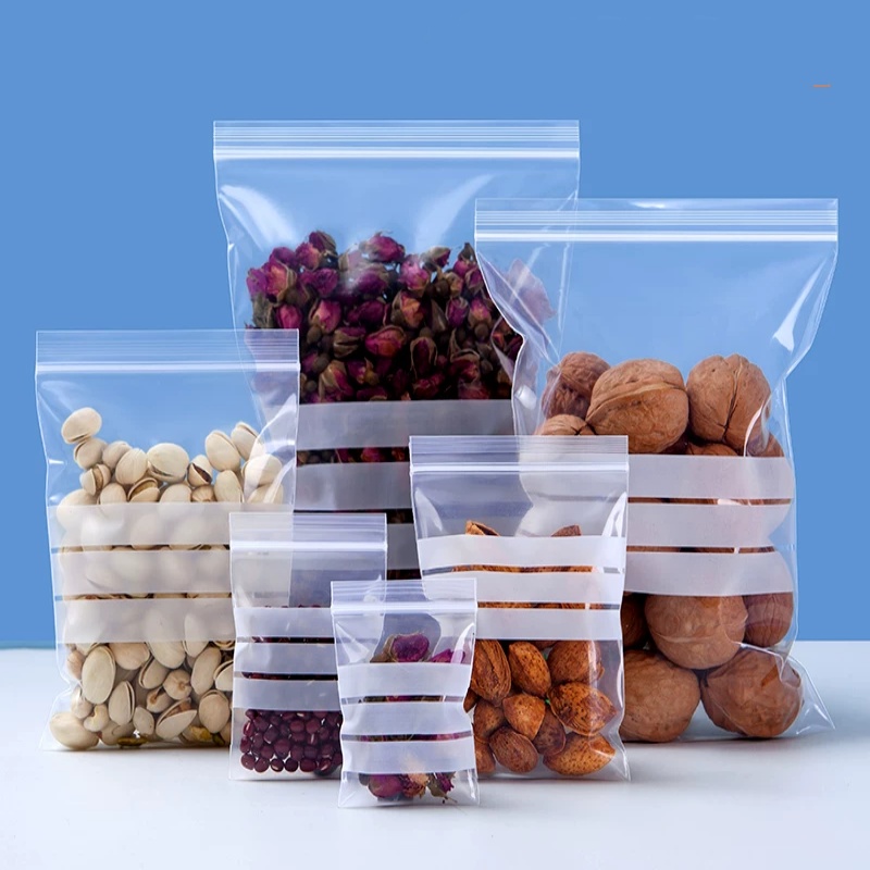 200 Sacos Plásticos Transparen - Food Storage Zip Lock Bags avaliação e preço