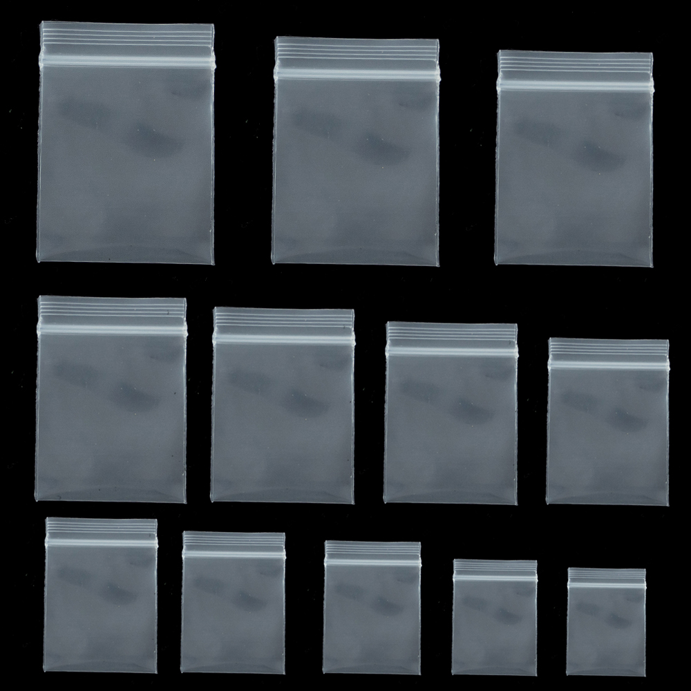 100 peças transparente mini pe - Food Storage Zip Lock Bags avaliação e preço