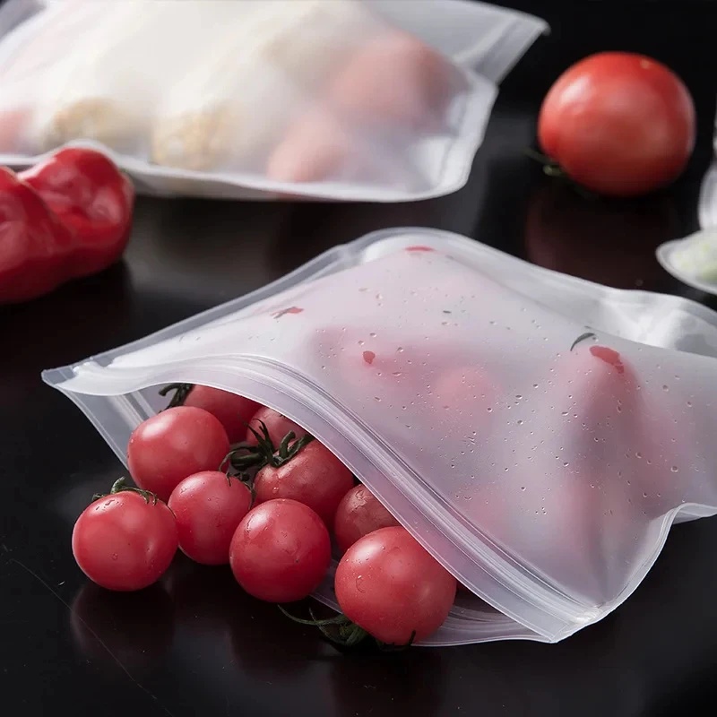 Sacos de silicone para armazen - Food Storage Zip Lock Bags avaliação e preço