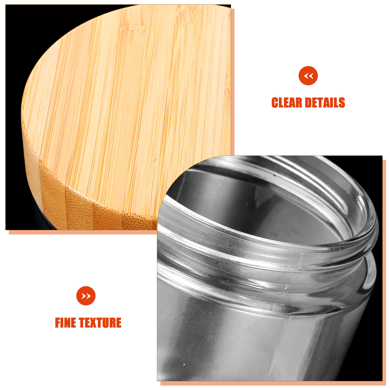 Conjunto de 4 Frascos de Vidro - Food Storage Glass Containers avaliação e preço
