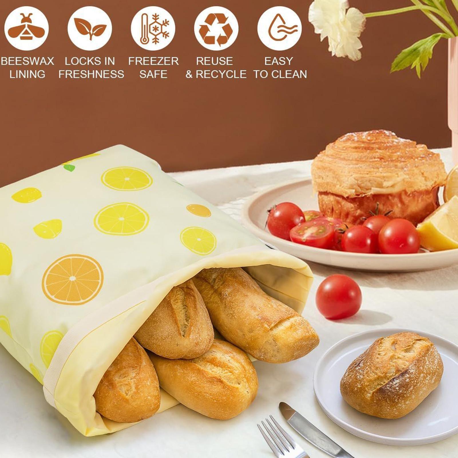 Sacos de pão reutilizáveis sac - Food Storage Plastic Bag avaliação e preço