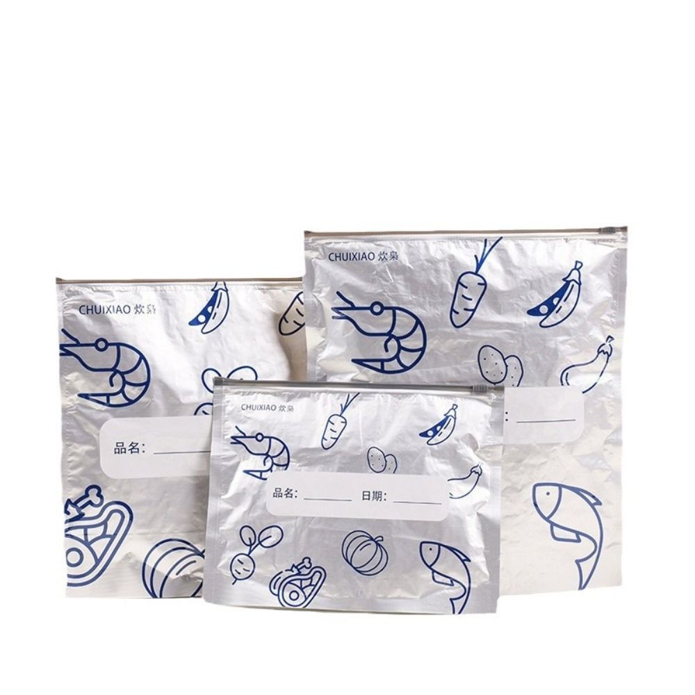 10 Unidades/Pacote Saco de Alu - Food Storage Plastic Bag avaliação e preço