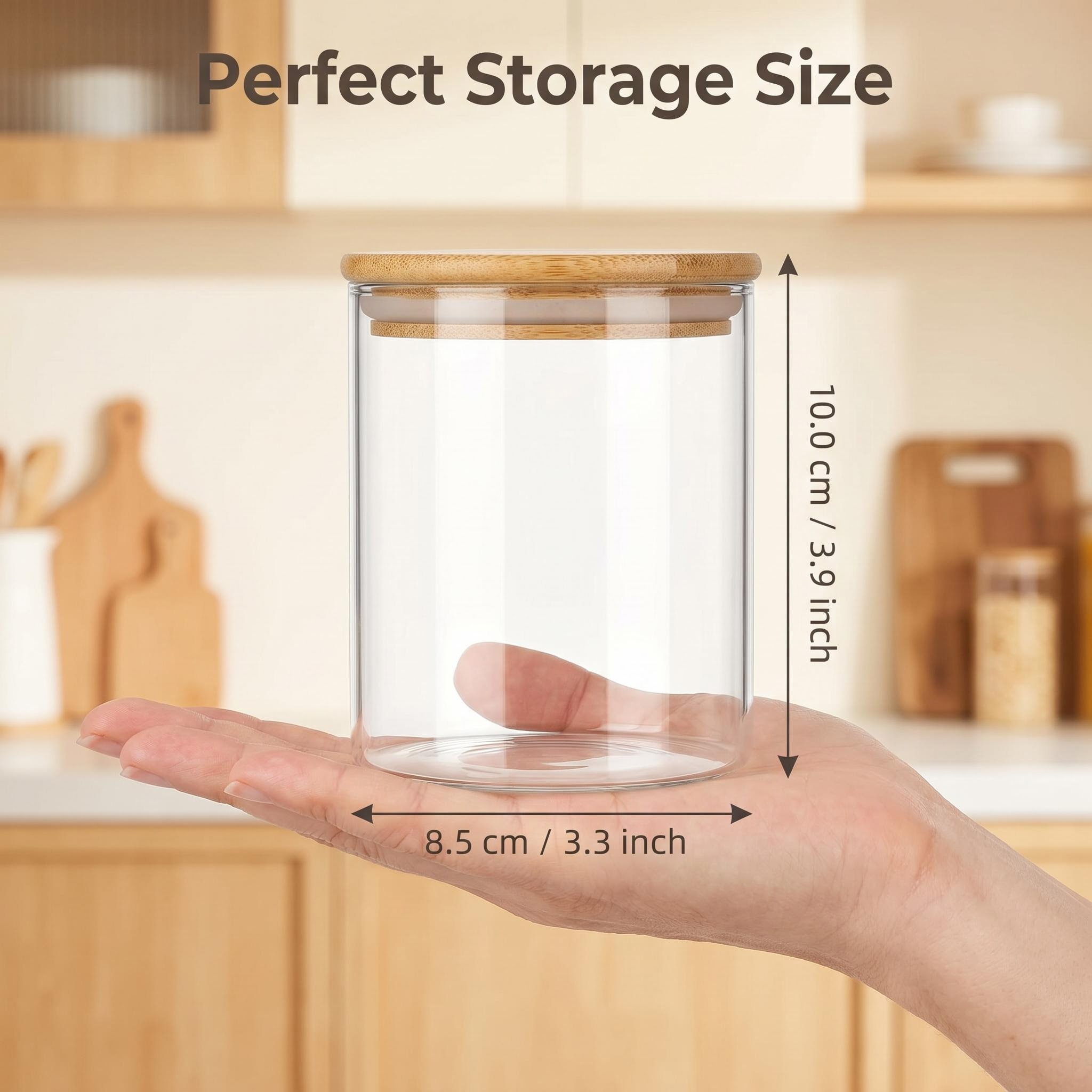 Conjunto de 9 Frascos de Vidro - Food Storage Glass Containers avaliação e preço