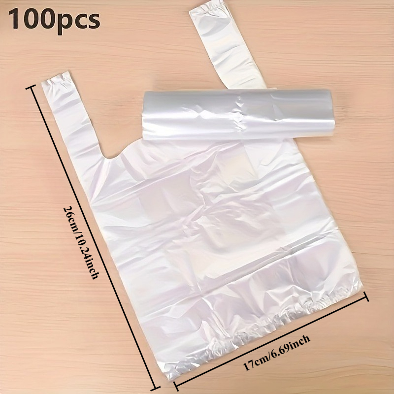 100 Peças de Sacos Plásticos T - Food Storage Plastic Bag avaliação e preço