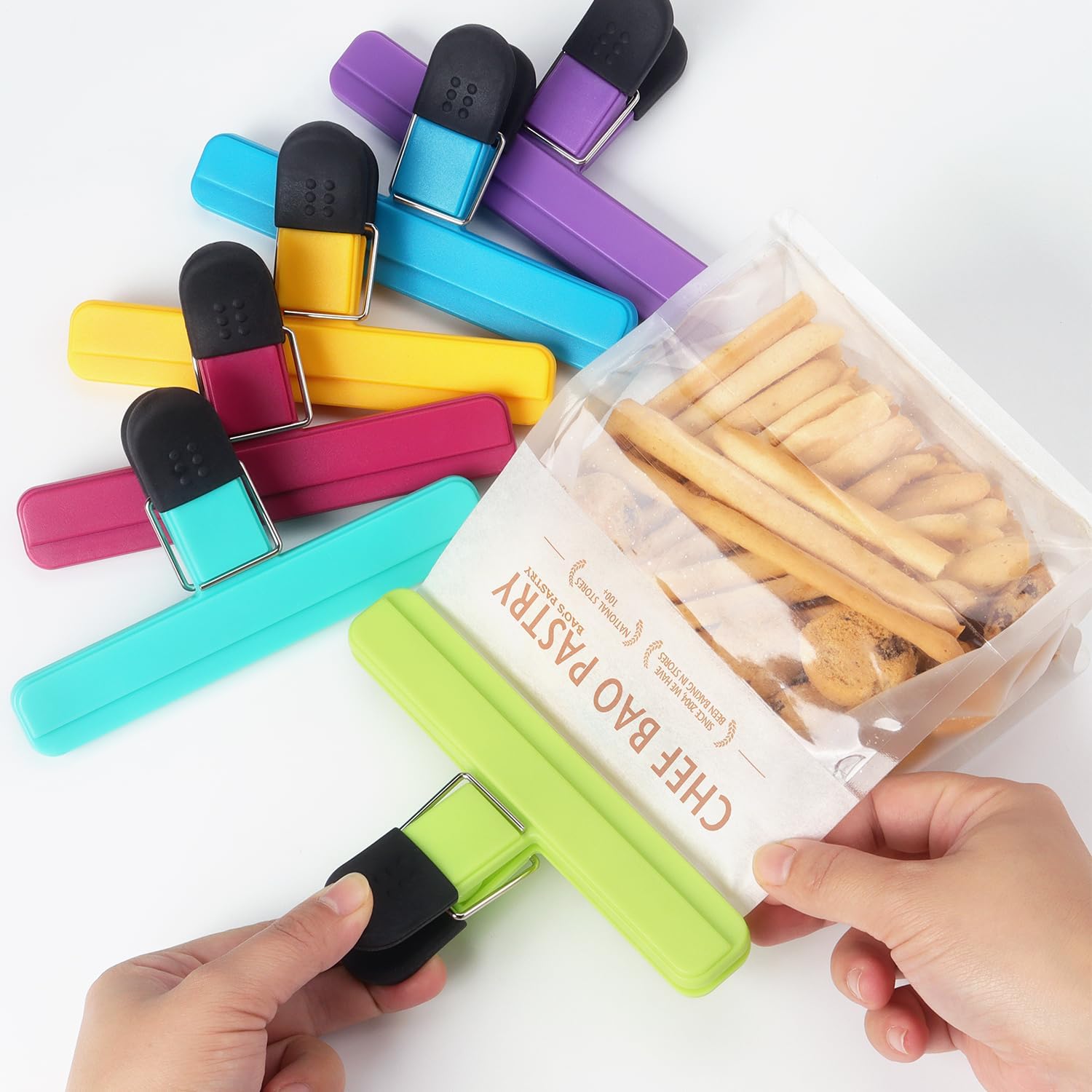 3-12 pçs clipe de vedação mult - Food Storage Zip Lock Bags avaliação e preço