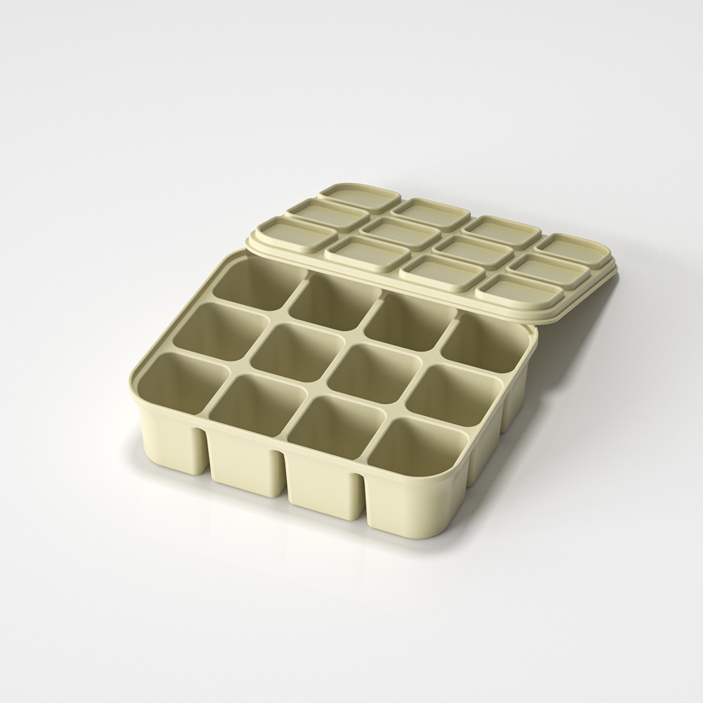 Forma de gelo de silicone com  - Food Storage Freezer Containers avaliação e preço