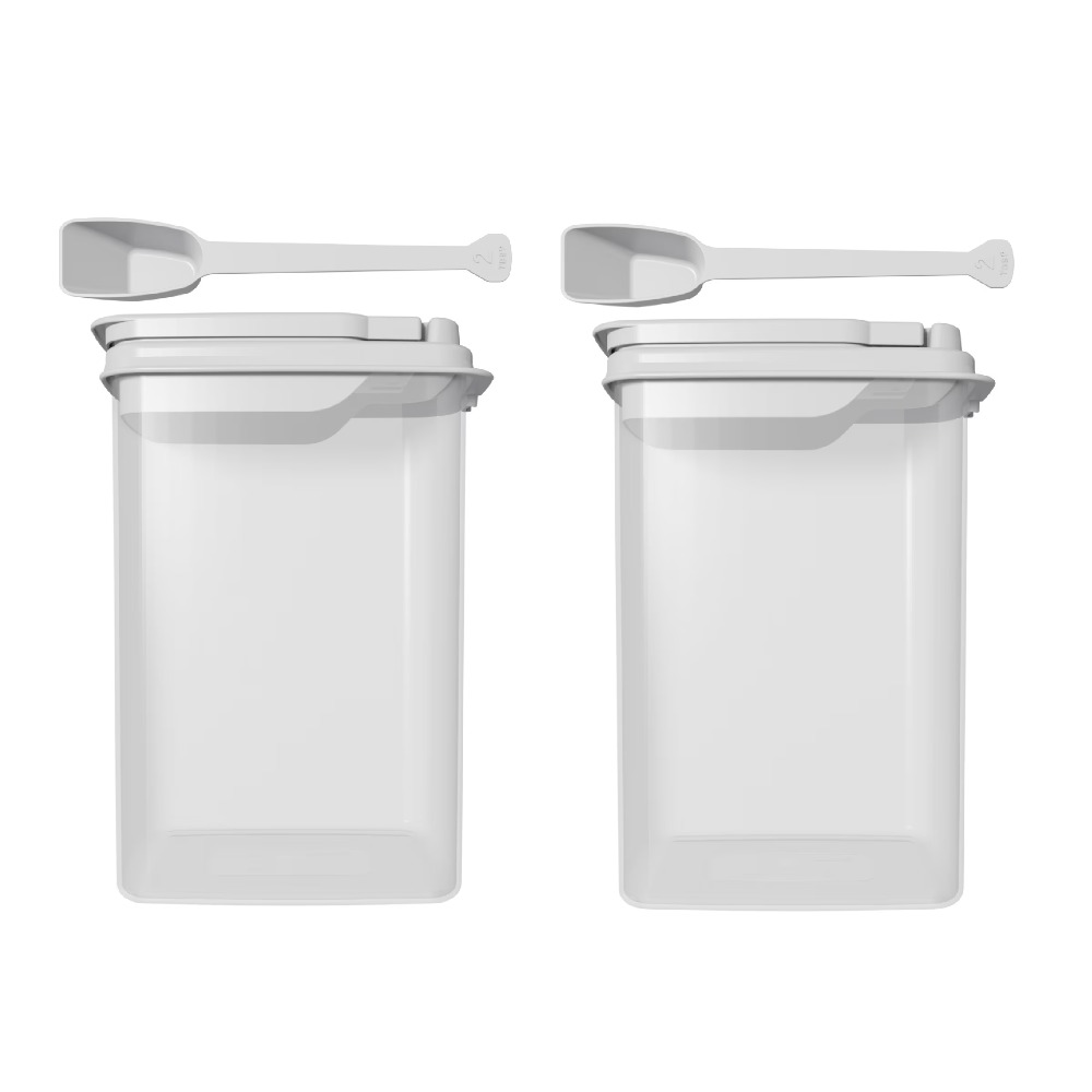Conjunto de 2 Recipientes Plás - Food Storage Quart Containers avaliação e preço
