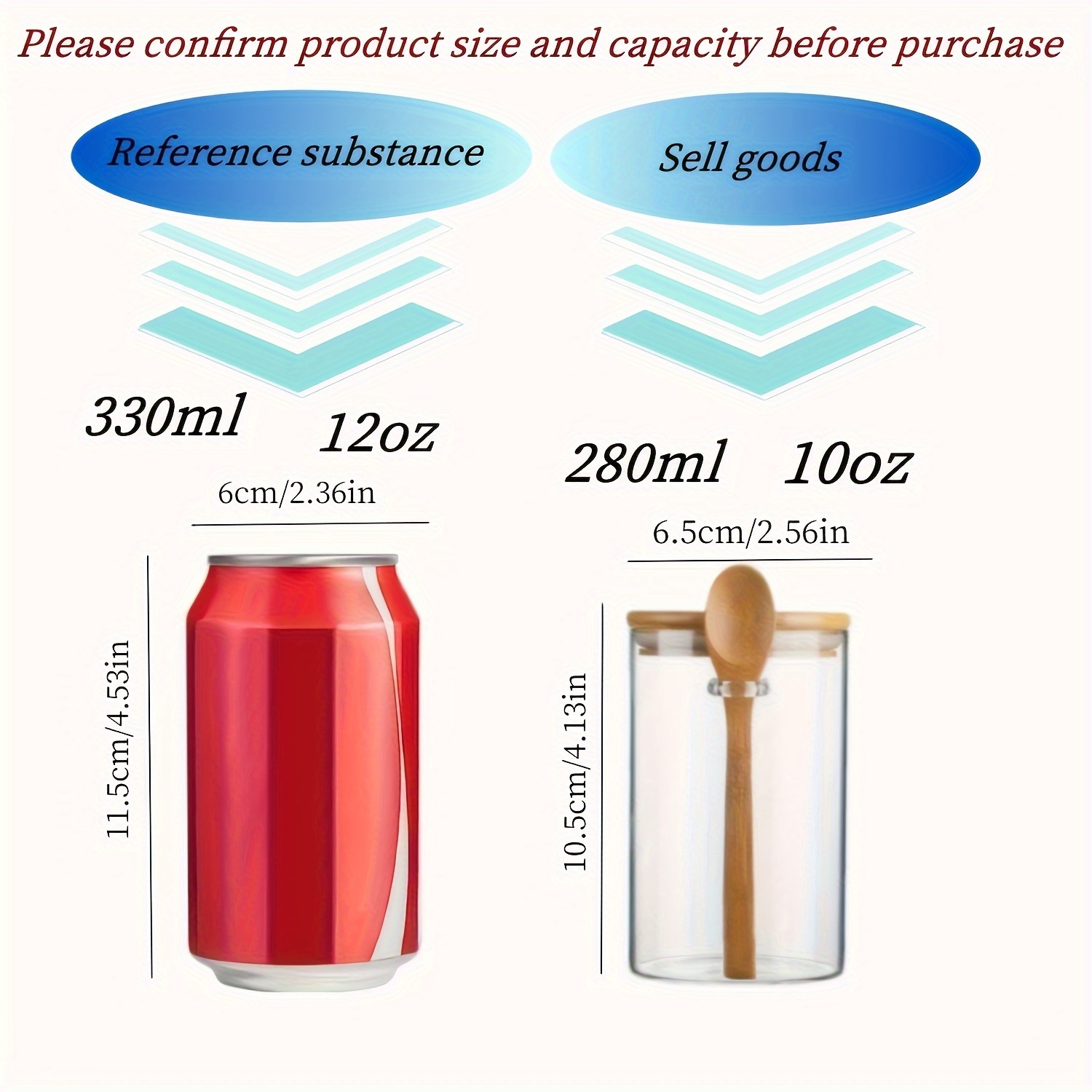 Frasco de doces de 280ml, fras - Food Storage Set Glass avaliação e preço