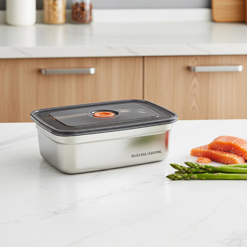 Caixa de Almoço Selada em Aço  - Food Storage Freezer Containers avaliação e preço