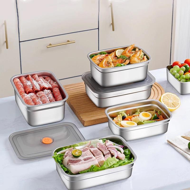 Caixa de Almoço Selada em Aço  - Food Storage Freezer Containers avaliação e preço