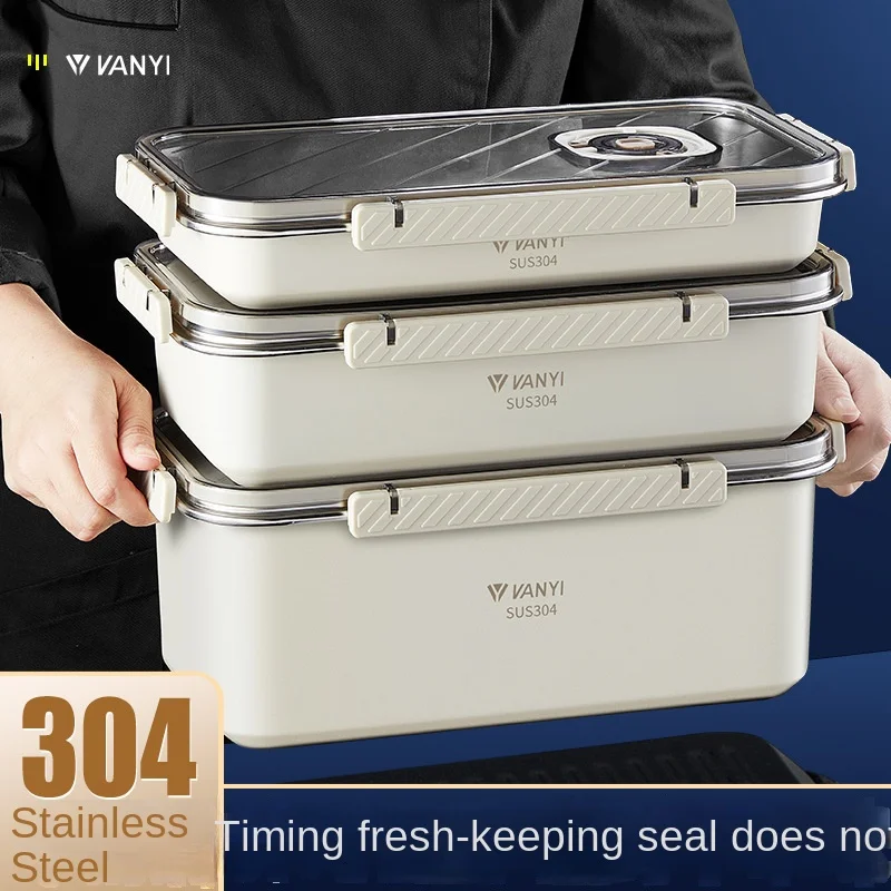 Aço Crisper Sealed Dumpling Bo - Food Storage Freezer Containers avaliação e preço
