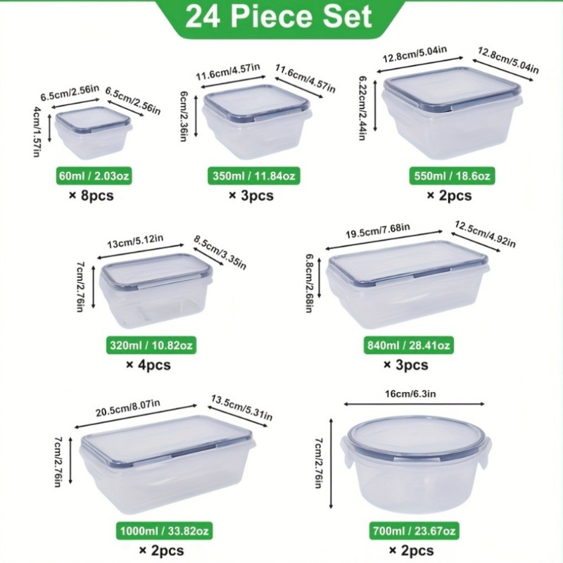 Conjunto de Armazenamento de A - Food Storage Kitchen Container Set avaliação e preço