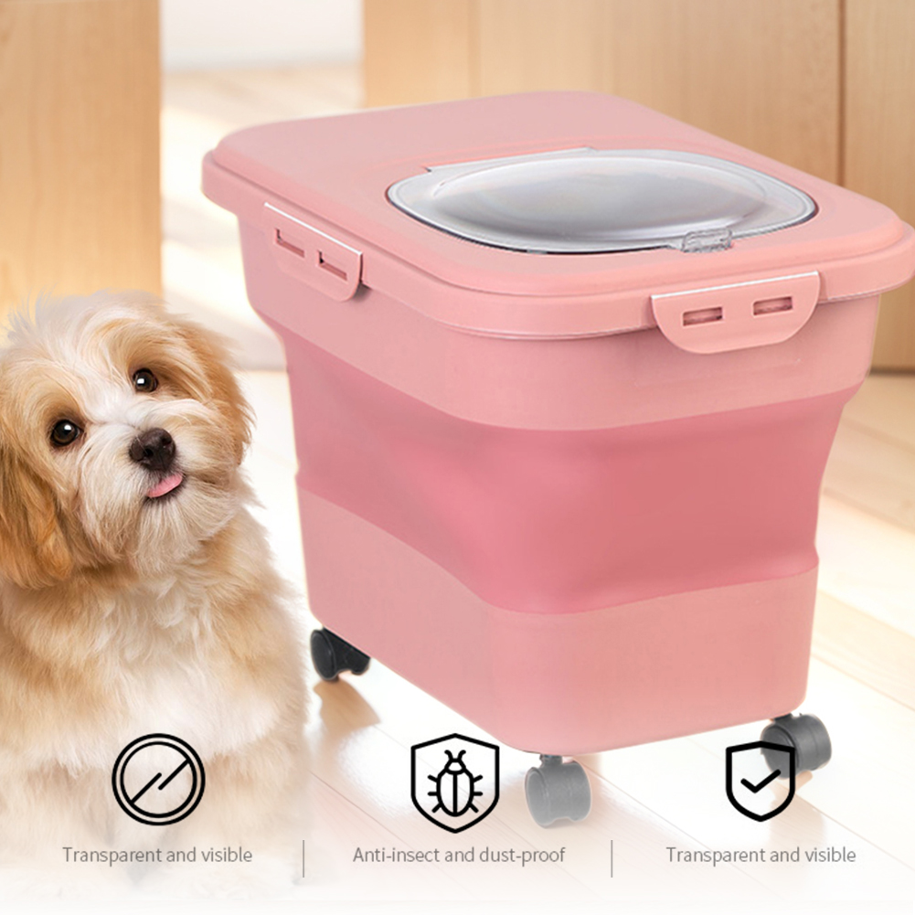 Caixa de comida seca dobrável  - Xl Food Storage Containers With Lids avaliação e preço