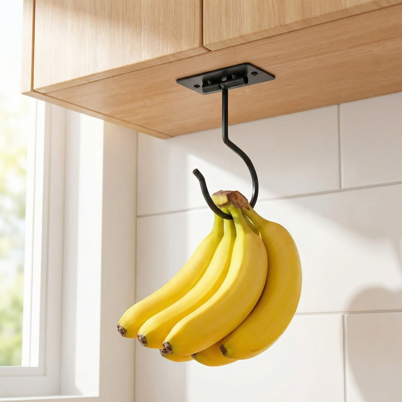 Gancho Adesivo de Metal Preto  - Food Storage Organizer avaliação e preço