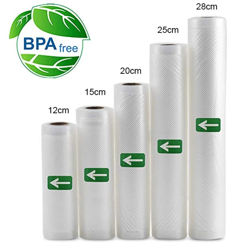 Sacos de rolo sous vide para m - Food Storage Vacuum Seal Bags avaliação e preço
