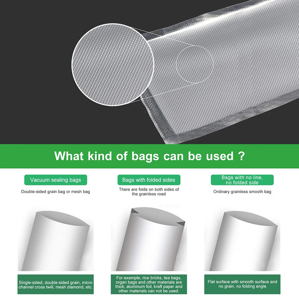 Sacos de rolo sous vide para m - Food Storage Vacuum Seal Bags avaliação e preço