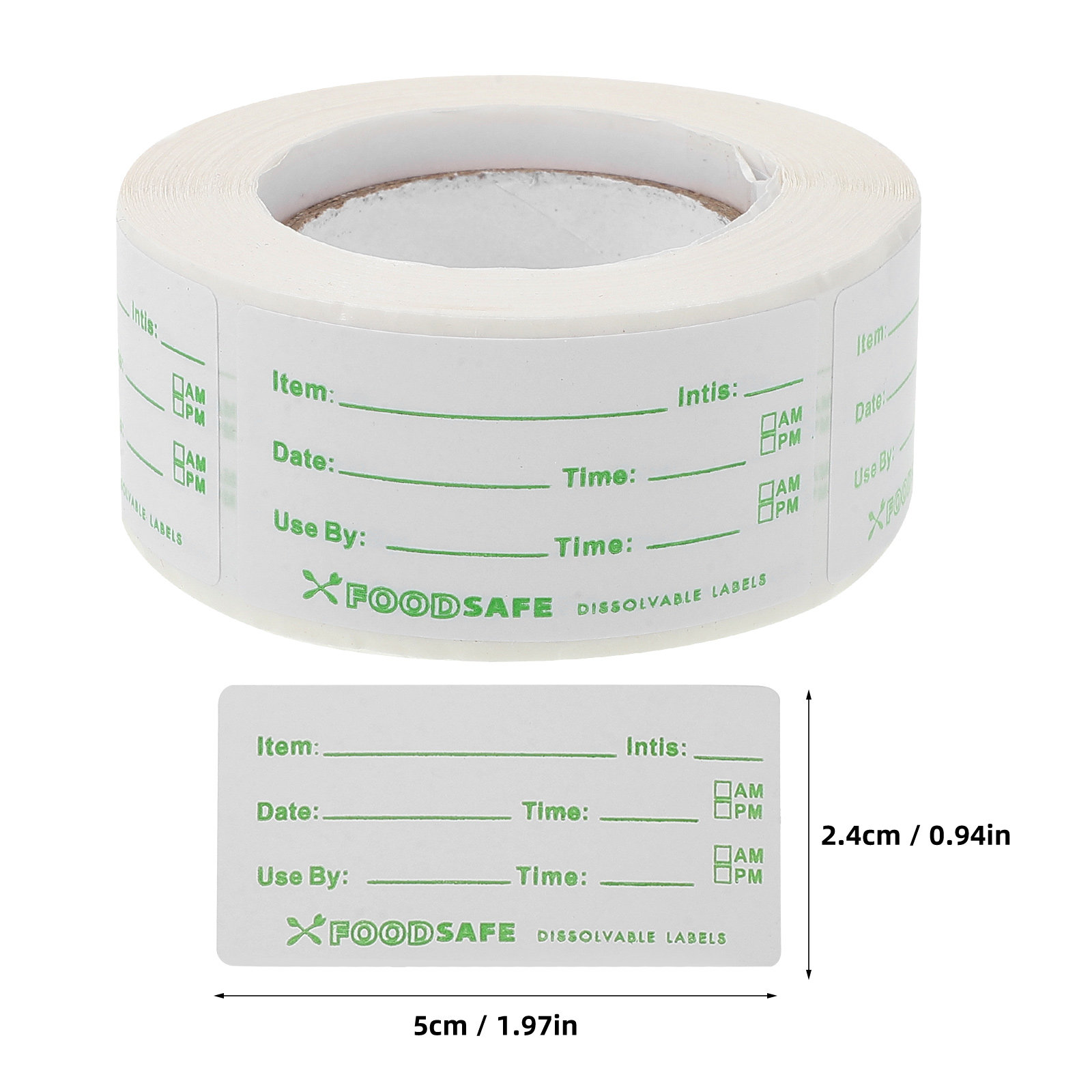 1 Rolo de Etiquetas Adesivas P - Food Storage Freezer Containers avaliação e preço