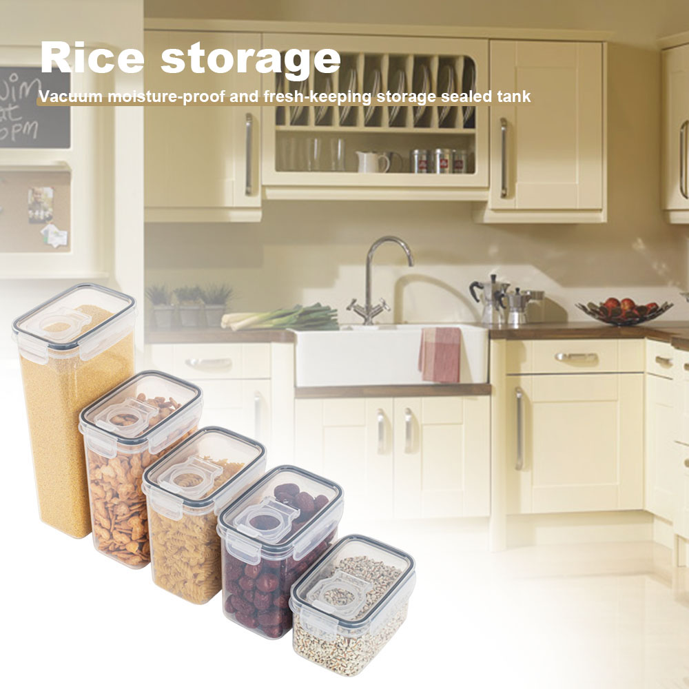 Caixa de armazenamento de alim - Food Storage Kitchen Container Set avaliação e preço